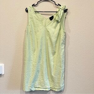 Alex Marie Linen Blend Mini Dress Size Large Coastal Coquette Prairie